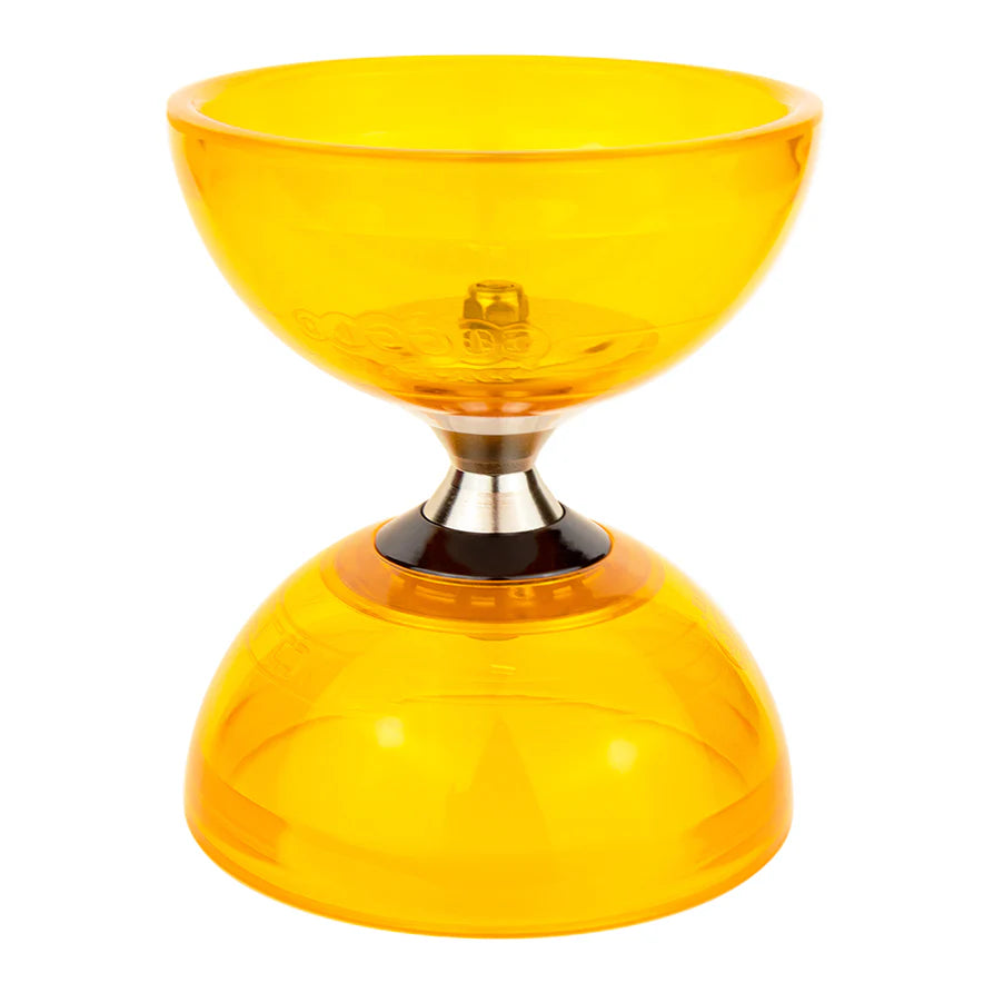 Juggle Dream Cyclone Quartz Diabolo Set - Bearing Axle Professional Diabolo with Aluminium Handsticks and Online Learning Video
