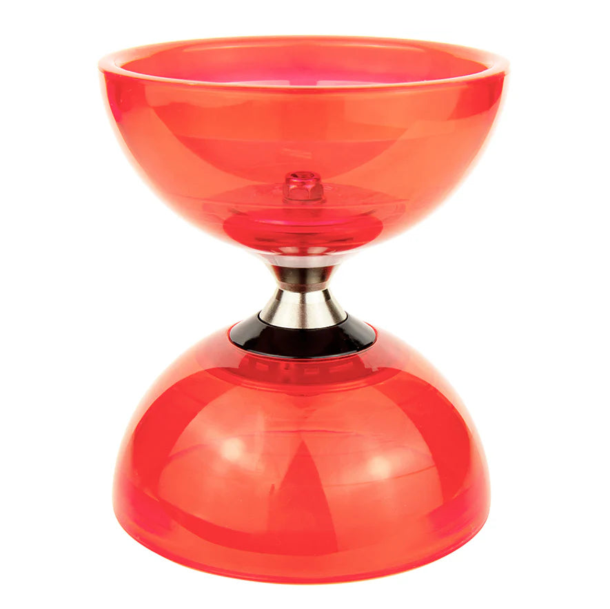 Juggle Dream Cyclone Quartz Diabolo Set - Bearing Axle Professional Diabolo with Aluminium Handsticks and Online Learning Video